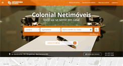 Desktop Screenshot of colonialimoveis.com.br