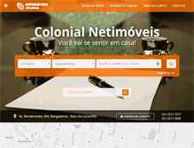 Tablet Screenshot of colonialimoveis.com.br